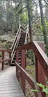 Stairs to viewing tower