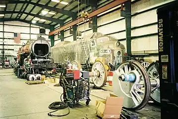 No. 4501 being restored in 2013.