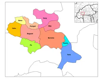 Pâ Department location in the province