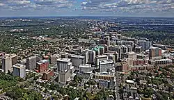 The skyline of Ballston, Virginia