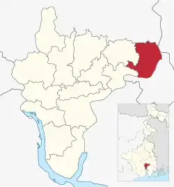 Location in West Bengal