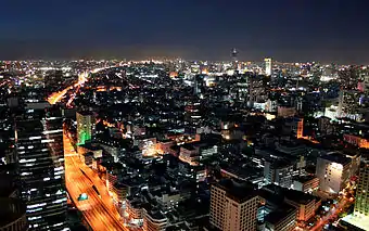 Night view from Sirocco.