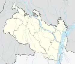 Dahagram is located in Rangpur division