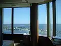 A typical view over the Swan River from an office in the tower