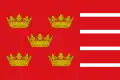 Standard of the Kingdom of Murcia as part of the Crown of Castile (1266–1361)