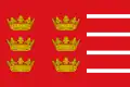 Standard of the Kingdom of Murcia as part of the Crown of Castile (1361)