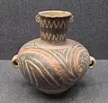 Painted pottery jug from the Banshan phase of the Yangshao culture. The Museum of the Mausoleum of the Nanyue King, Guangzhou, China.