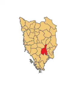 Location of Barban municipality in Istria