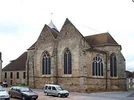 The church in Barbonne-Fayel