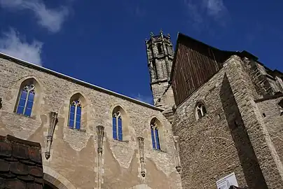 Ruins of the former Franciscan monastery's church