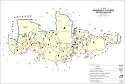 Map of Milki (#844) in Barhara block