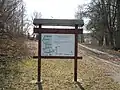 Napoleonic hiking trail in southern Warmia