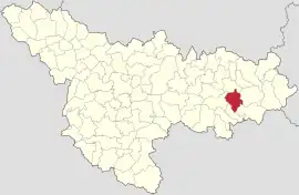 Location in Timiș County