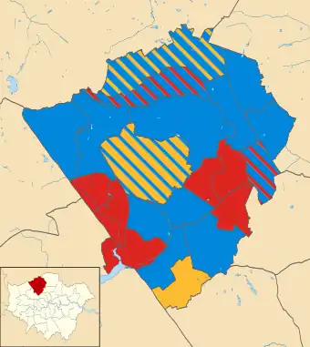 Barnet 2006 results map