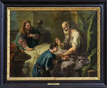 Isaac blessing Jacob, 1760