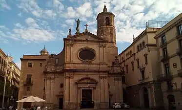 Basílica de la Mercè in Barcelona, Catalonia, built between 1765 and 1775 by José Mas Dordal