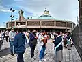 Basilica of Our Lady of Guadalupe CDMX - receiving communion