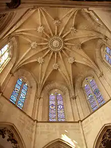 Star rib-vaulting of the Founder's Chapel of the Monastery of Batalha (15th century)