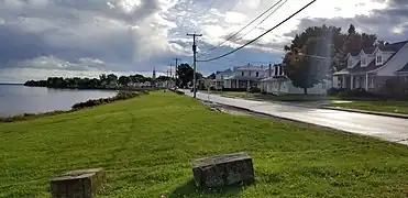 St. Lawrence River, Route 138 West, Batiscan, from the municipal wharf