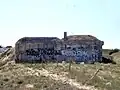 Near the Sablanceau battery, the World War II German battery.