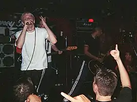 Battery performing at Coney Island High, New York City, 1998