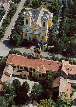 Aerial photography: Battonya - Temple