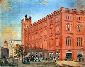 Bauakademie, Berlin by Karl Friedrich Schinkel, (1832–36), demolished 1962