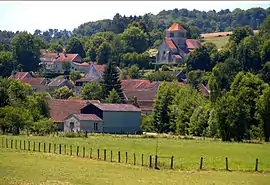 A general view of Bay-sur-Aube