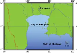 Ang Sila is located in Bay of Bangkok