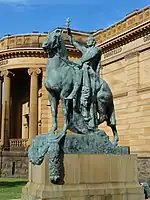 Bronze sculpture by Gilbert Bayes "Offerings of Peace"