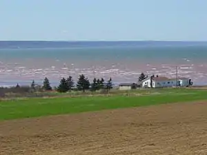 The Minas Basin in early May