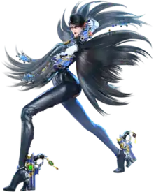 Bayonetta posing