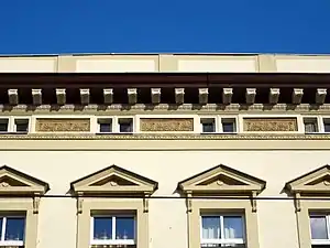 View of upper floor decoration