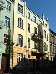 Birthplace of cryptologist Marian Rejewski in Bydgoszcz