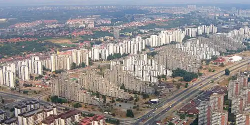 Bežanijski Blokovi in New Belgrade, Belgrade, 1948/90