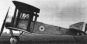 A Beardmore W.B.III a Sopwith Pup fighter specifically adapted for use on ships. Saw service during World War I.