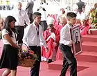 Salvadoran children in the beatification of Monseñor Oscar Romero