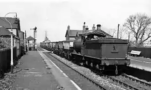 Bebside railway station in 1965