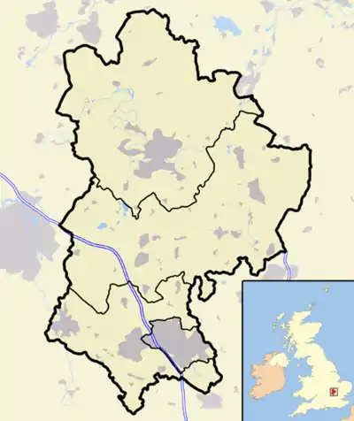 1991 Mid Bedfordshire District Council election is located in United Kingdom Bedfordshire 1974-2009