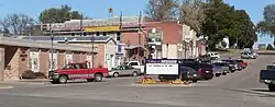 Downtown Beemer: West side of Main Street, looking north from U.S. Highway 275