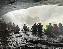 Behind Kataldhar Waterfall