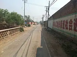 Zhangsizhuang Village on the north of the town, 2012