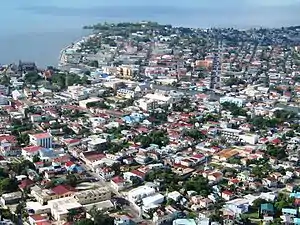 Image 10An aerial view of Belize City