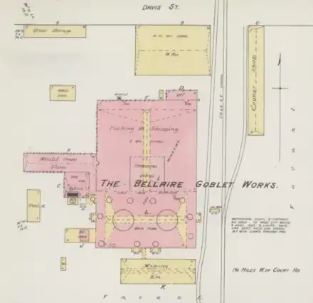 map of large glass works