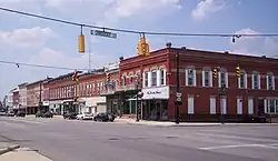 East Main Street, downtown