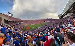 Ben Hill Griffin Stadium during Florida's win vs. Utah in September 2022