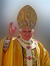 Pope Benedict XVI  2007, 2006, and 2005  (Finalist in 2013, 2009, and 2008)