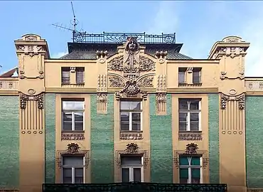 Building of Merchant Stamenković in Belgrade by Nikola Nestorović and Andra Stevanović (1907)