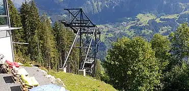 Aerial cablecar at the station (2018)