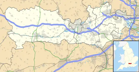 Friary Island is located in Berkshire